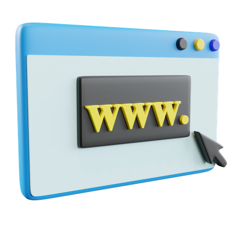 Free Www  3D Icon