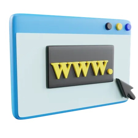 Free Www  3D Icon