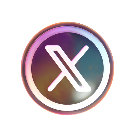 Free バツ  3D Icon