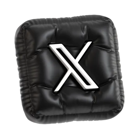 Free X  3D Icon