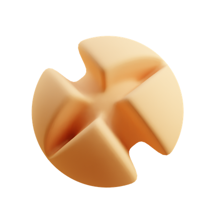 Free X boolean sphere 3D Icon