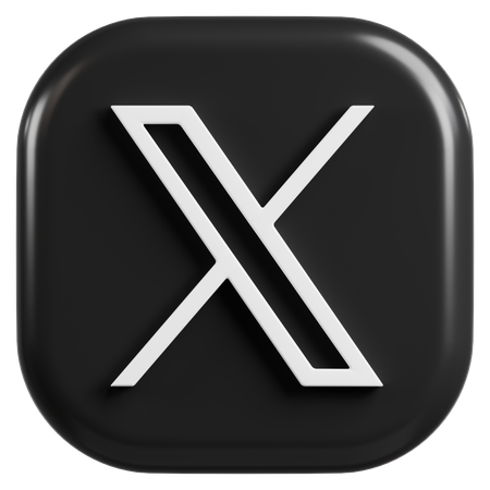 Free Logotipo X  3D Icon