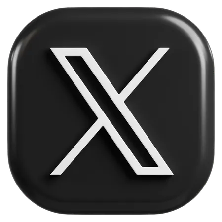 Free Logotipo X  3D Icon