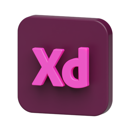 Free Xd Logo  3D Illustration