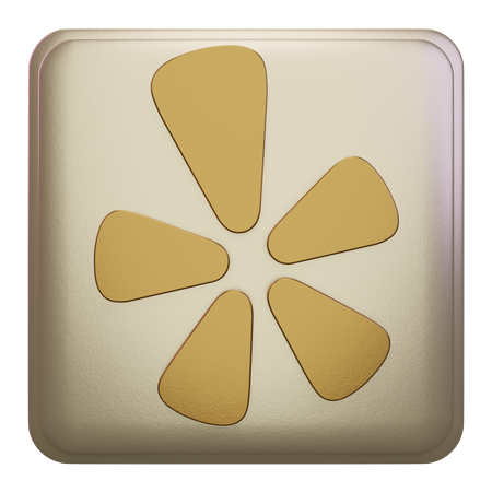 Free Yelp  3D Icon