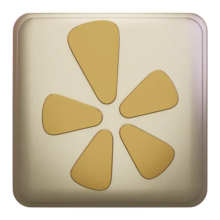 Free Yelp  3D Icon