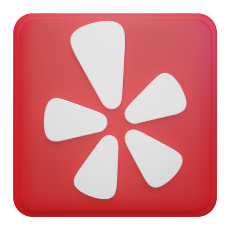 Free Yelp  3D Icon