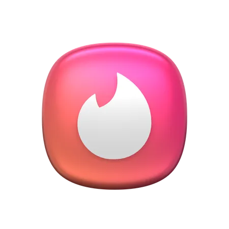 Free Tinder  3D Icon