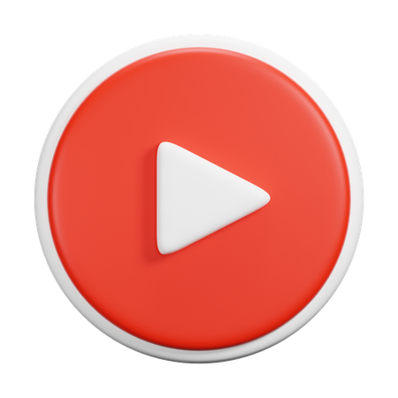 Free YouTube  3D Icon