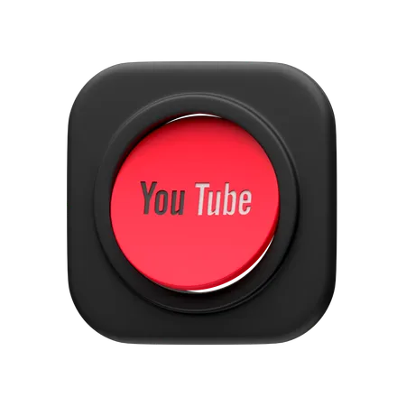 Free YouTube  3D Icon