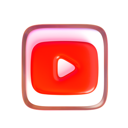 Free ユーチューブ  3D Icon