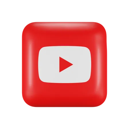 Free YouTube  3D Logo