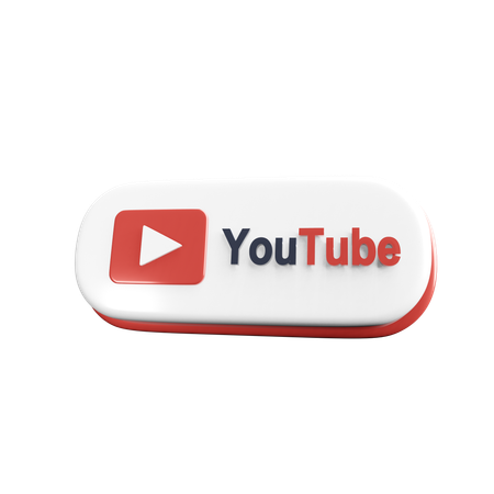 Free Youtube 3D  3D Icon