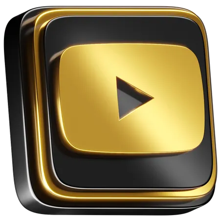 Free Youtube  3D Icon