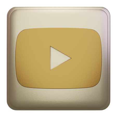 Free Youtube  3D Icon