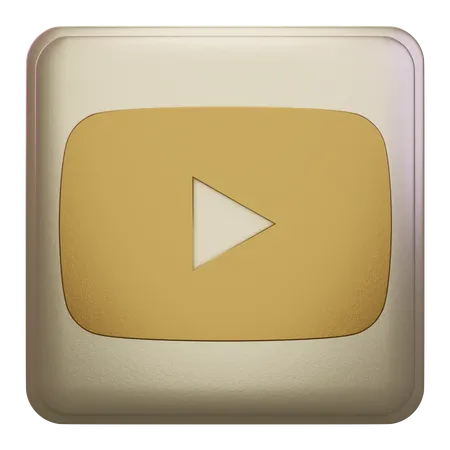 Free Youtube  3D Icon