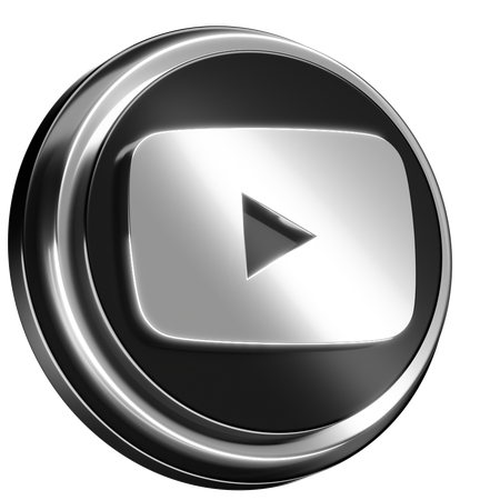 Free Youtube  3D Icon