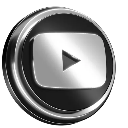 Free Youtube  3D Icon