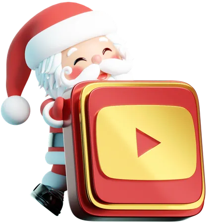 Free Youtube  3D Icon