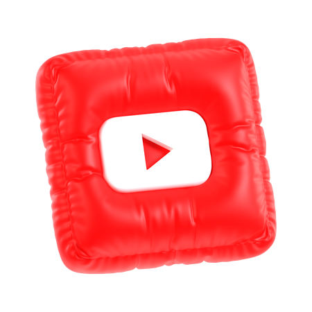 Free Youtube  3D Icon