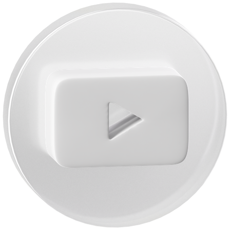 Free Youtube  3D Icon