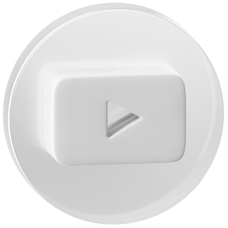 Free Youtube  3D Icon