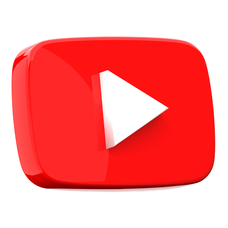 Free Youtube  3D Icon