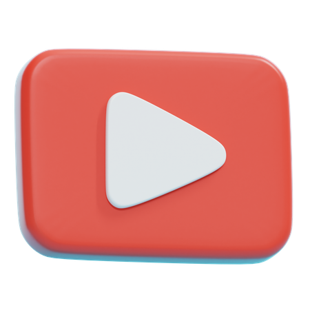 Free YOUTUBE  3D Icon