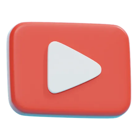 Free YOUTUBE  3D Icon