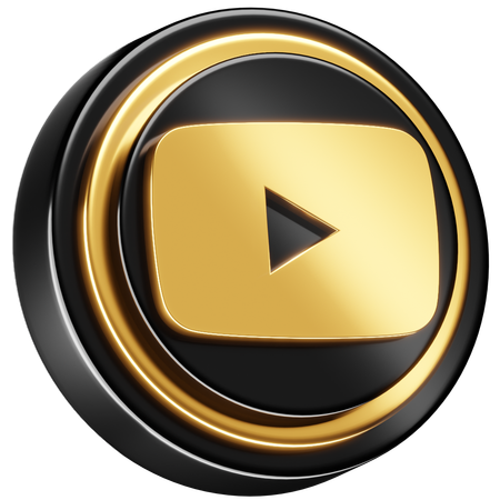 Free Youtube  3D Icon