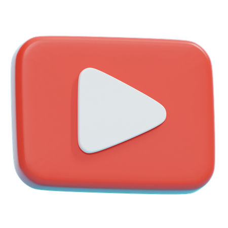 Free YOUTUBE  3D Icon