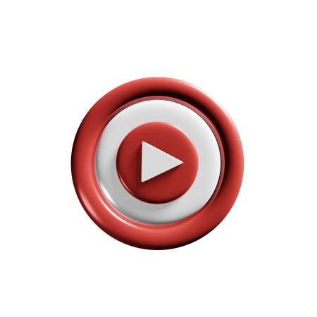 Free Youtube 3D Icon