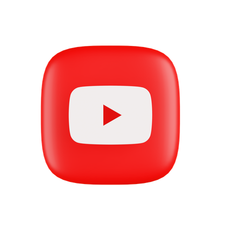 Free YouTube  3D Icon