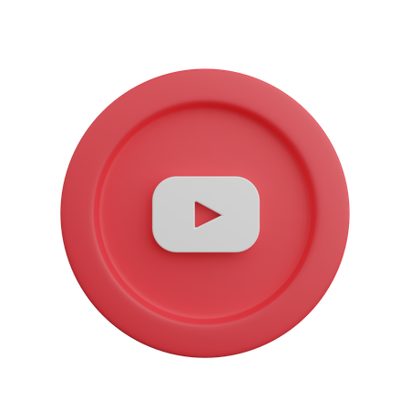 Free YouTube 3D Icon