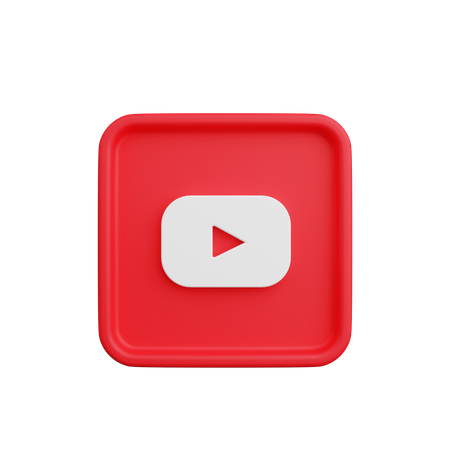 Free Youtube 3D Icon
