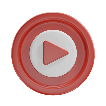 Free Youtube 3D Icon