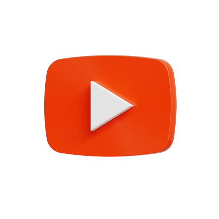 Free Youtube 3D Icon