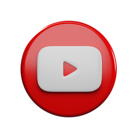 Free Youtube 3D Icon