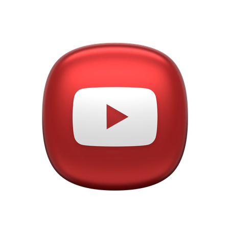 Free Youtube 3D Icon