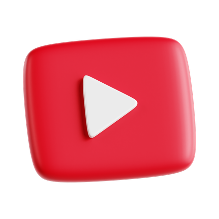 Free Youtube 3D Icon