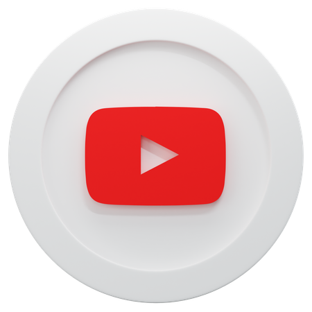 Free Youtube 3D Icon