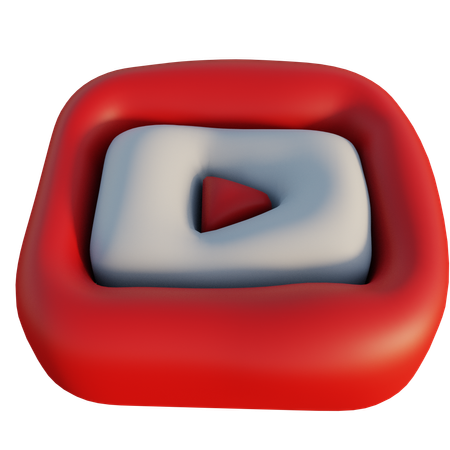 Free Youtube 3D Icon