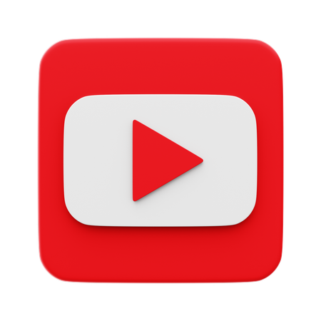 Free Youtube 3D Icon