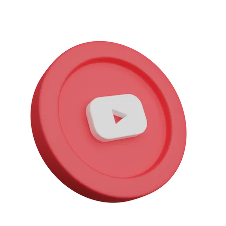 Free Youtube  3D Logo