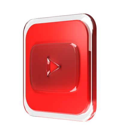 Free Youtube  3D Logo