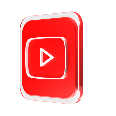 Free Youtube  3D Logo