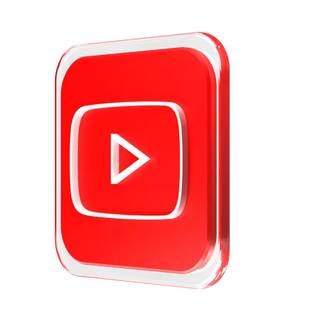 Free Youtube  3D Logo