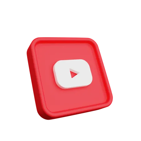 Free YouTube  3D Logo