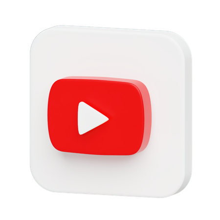 Free Youtube  3D Logo