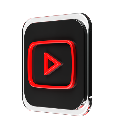 Free Youtube  3D Logo